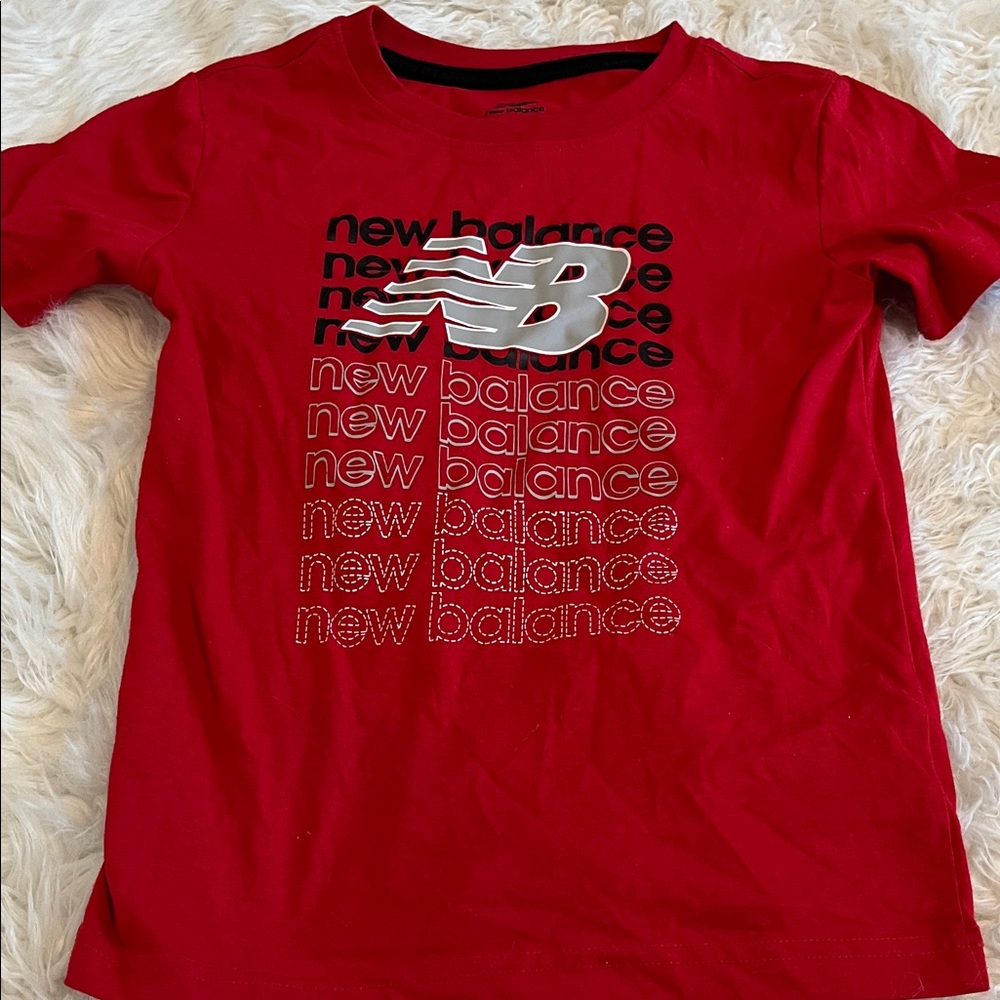 New Balance Kids Graphic Red Tee